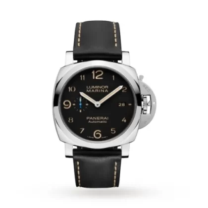 Panerai Luminor Men Automatic Black Calf Watch PAM01359