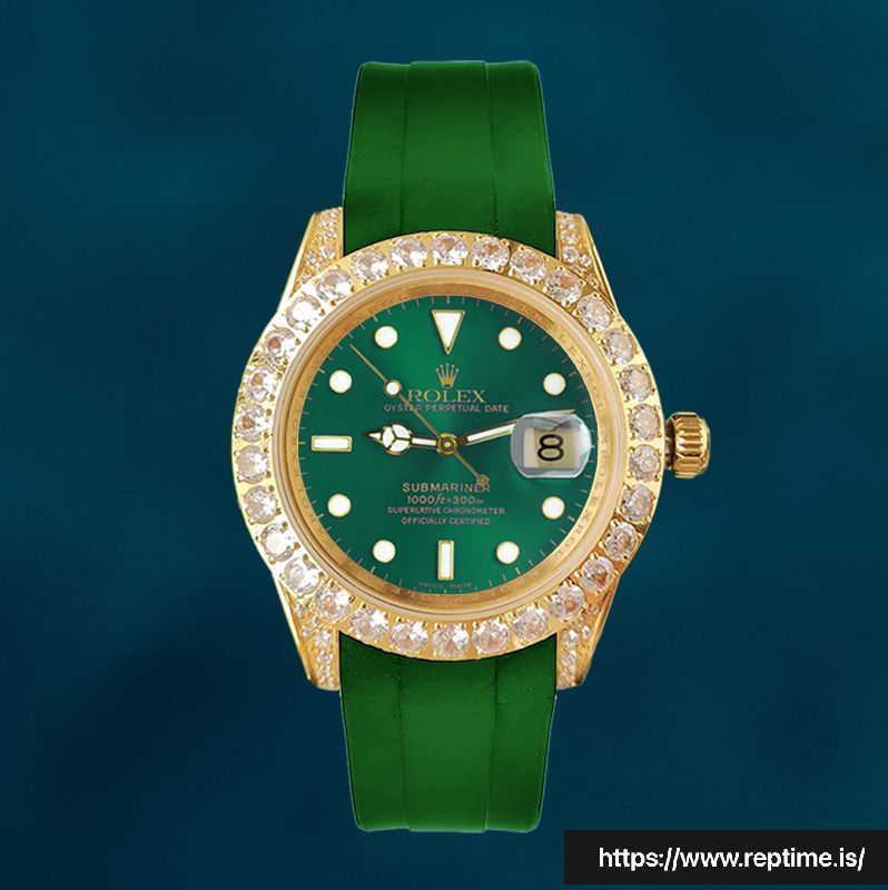 Rolex Submariner Men’s 16613 40mm Automatic Gold-tone Swiss Replica Watch - Image 2