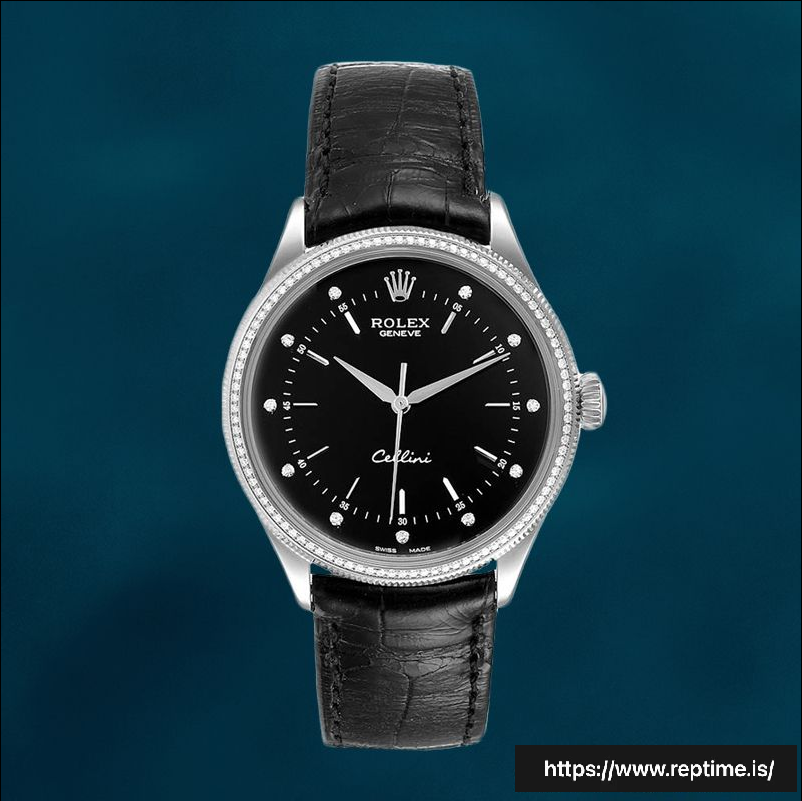 Rolex Cellini 39mm Men’s m50609rbr-0007 Diamond Bezels Silver-tone - Image 2