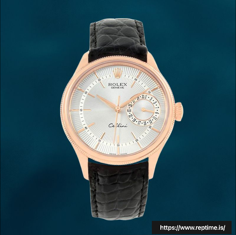 Rolex Cellini 39mm m50515-0009 Men’s Stainless Steel Rose Gold-tone - Image 2