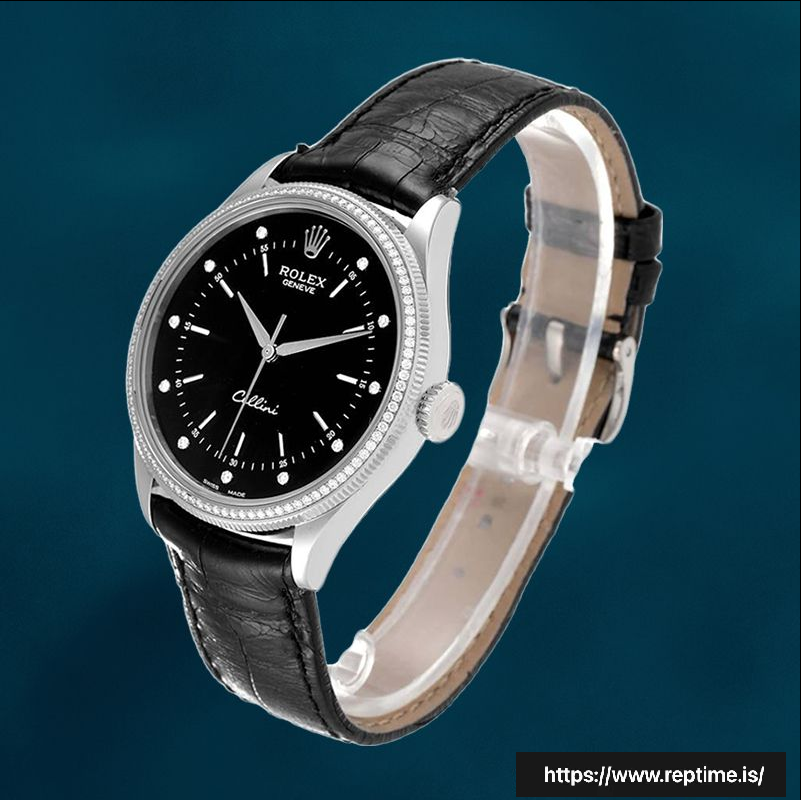 Rolex Cellini 39mm Men’s m50609rbr-0007 Diamond Bezels Silver-tone - Image 3