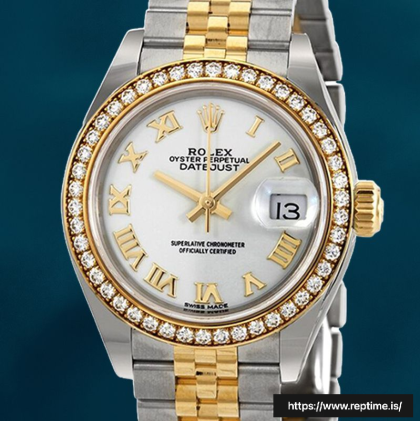 Rolex Datejust 28mm Ladies m279383rbr-0023 Jubilee Bracelet