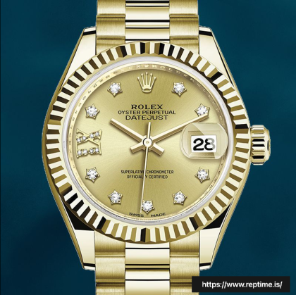 Rolex Datejust 28mm m279178-0014 Ladies Stainless Steel Swiss Replica Watch