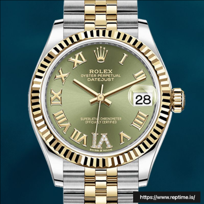 Rolex Datejust 31mm m278273-0016 Ladies Green Dial