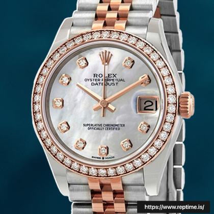 Rolex Datejust 31mm m278381rbr-0026 Ladies Mother of Pearl Dial
