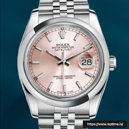 Rolex Datejust 36mm 116200PSJ Men’s Pink Dial Swiss Replica Wacthes