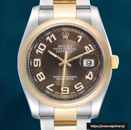 Rolex Datejust 36mm 116203BRAO Men’s Silver-tone Swiss Replica Wacthes
