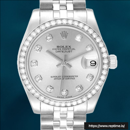 Rolex Datejust m178384-0003 Unisex 31mm Silver-tone Automatic