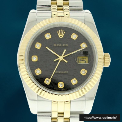 Rolex Datejust 36mm 116233-0208 Men’s Black Dial Jubilee Bracelet