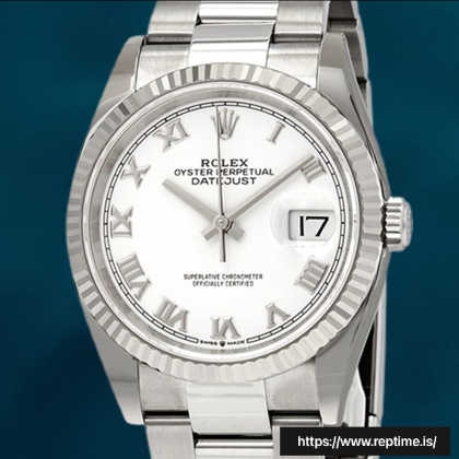 Rolex Datejust 36mm 126234WRO Men’s White Dial Silver-tone
