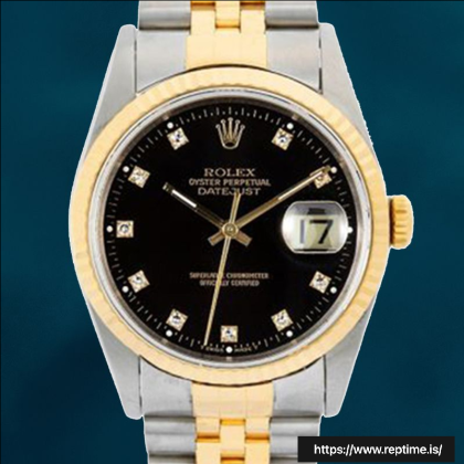 Rolex Datejust 36mm 16233BKDJ Men’s Black Dial