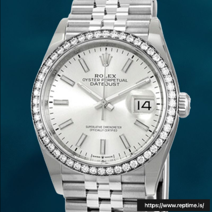 Rolex Datejust 36mm Ladies m126284rbr-0005 Silver Dial