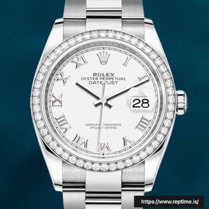 Rolex Datejust 36mm m126284rbr-0018 Ladies Automatic Diamond Bezel