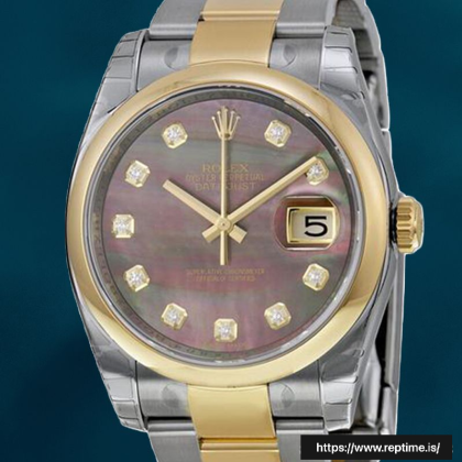 Rolex Datejust 36mm Men’s 116203BKMDO Silver-tone Swiss Replica Wacthes