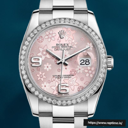 Rolex Datejust 36mm Men’s 116244PFAO Pink Floral Dial