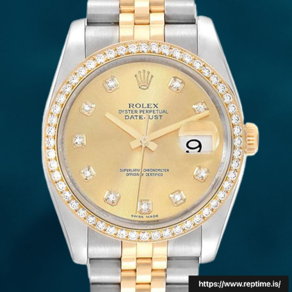 Rolex Datejust Men’s 36mm 116243CDJ Silver-tone