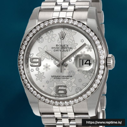 Rolex Datejust 36mm Men’s 116244SFAJ Diamond Bezel