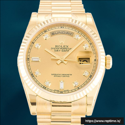 Rolex Day-Date 118238 Men’s 36mm President Bracelet Stainless Steel