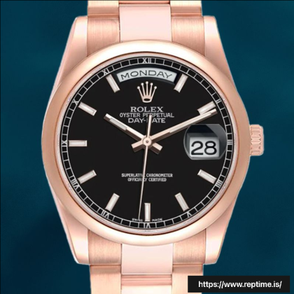 Rolex Day-Date 118205 36mm Men’s Rose Gold-tone