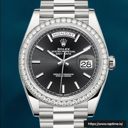 Rolex Day-Date 228349BKSP 40mm Men’s Stainless Steel