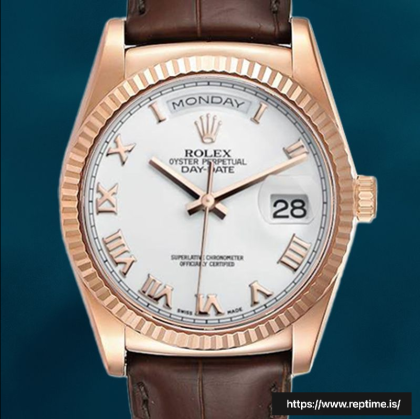 Rolex Day-Date 36mm 118135 Men’s Watch Rose Gold-tone