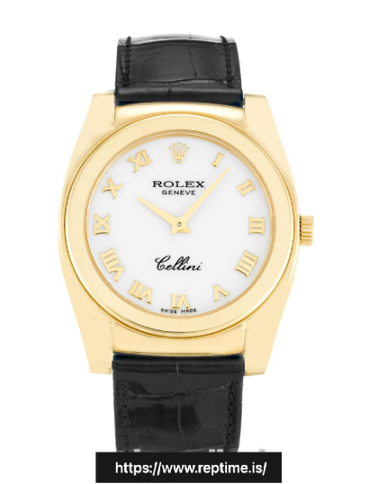 Rolex Cellini Quartz White 5320/8 32MM