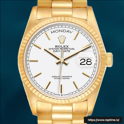 Rolex Day-Date 36mm Men’s m128238-0081 President Bracelet Watch