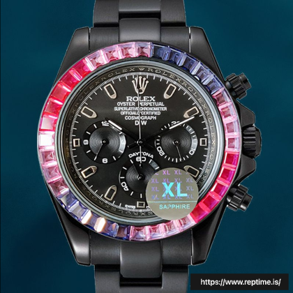 Rolex Daytona 40mm DIW Men’s Black Dial Swiss Replica Watch