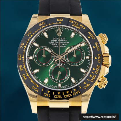 Rolex Daytona Men’s 116518 40mm Gold-tone Rubber Band