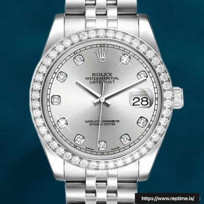 Rolex Datejust 116244 36mm Unisex Silver Dial Jubilee Bracelet