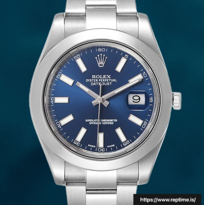 Rolex Datejust 116300BLSO Men’s 41mm Stainless Steel Blue Dial