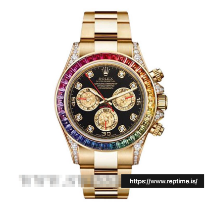 Rolex Daytona 116598.1 Men Black & Gold 40MM