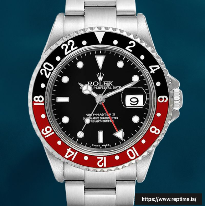 Rolex Gmt Master Ii 40mm 16710COKE Men’s Black Dial Oyster Bracelet