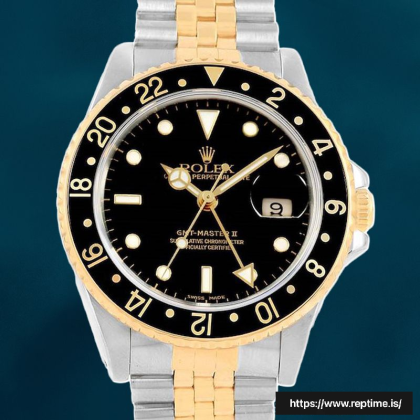 Rolex Gmt Master Men’s 16713BKSJ-1 40mm Black Dial