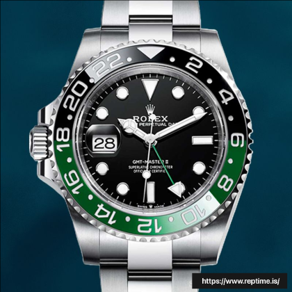 Rolex GMT-Master Men’s 40mm M126720VTNR-0001 Oyster Bracelet Black Dial