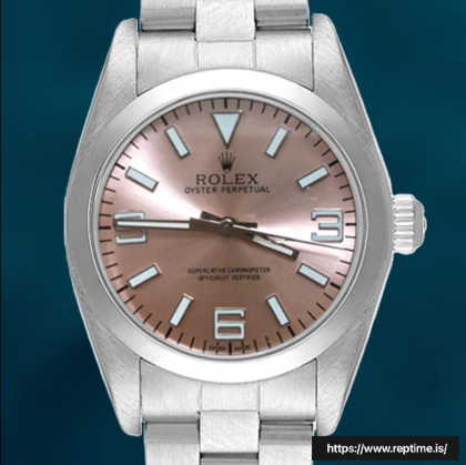Rolex Oyster Perpetual 36mm Unisex 76080 Pink Dial