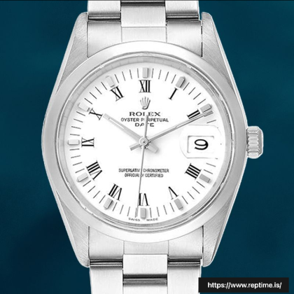 Rolex Oyster Perpetual Date 15000 Men’s 36mm Automatic Silver-tone Swiss Replica Watch