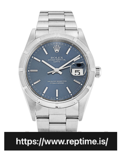 Rolex Oyster Perpetual Date Automatic Blue 15210 34MM