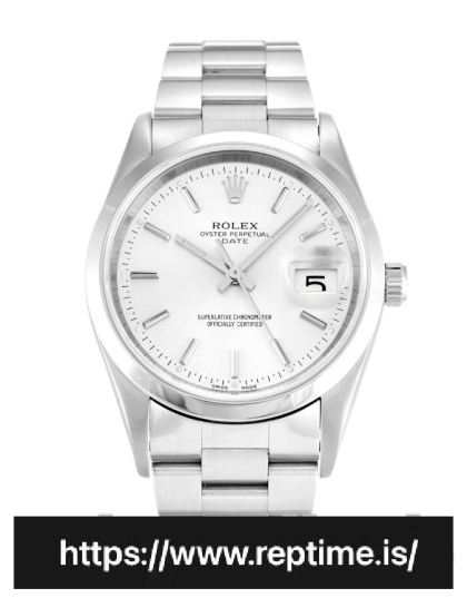 Rolex Oyster Perpetual Date Automatic Silver 15200 36MM
