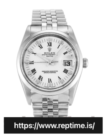 Rolex Oyster Perpetual Date Automatic White 15200 34MM