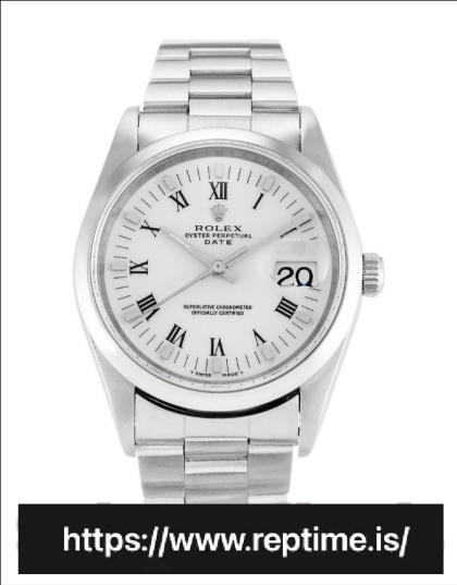 Rolex Oyster Perpetual Date Automatic White 15200 34MM
