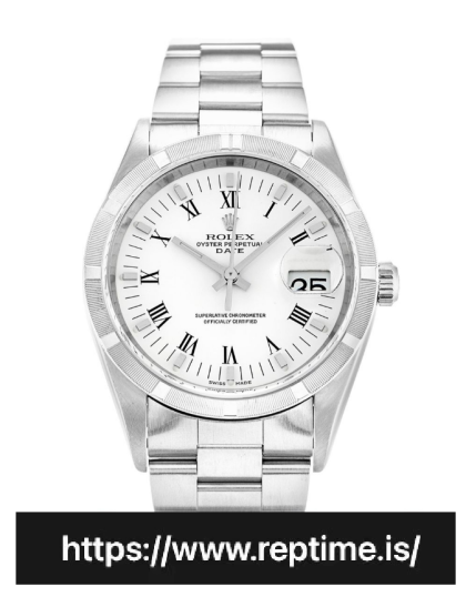 Rolex Oyster Perpetual Date Automatic White 15210 34MM