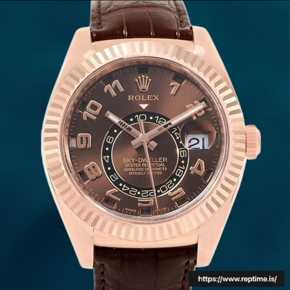 Rolex Sky-dweller 41mm Men’s 326135-L Watch Rose Gold-tone