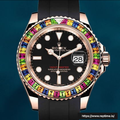 Rolex Yacht-Master Men’s 40mm 116695 Rubber Band Automatic Swiss Replica Watch