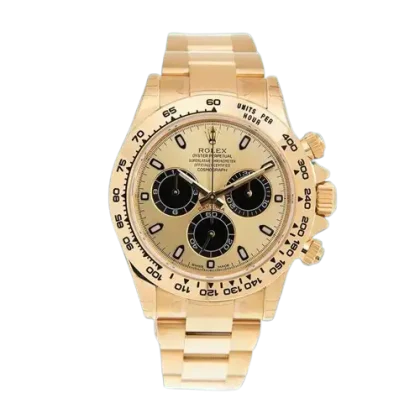 Rolex Daytona 40mm 116508BKCSO Men’s Bracelet Yellow Gold-tone