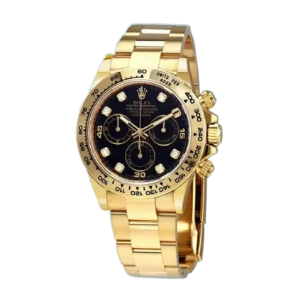 Rolex Daytona Men’s 40mm 116508BKDO Yellow Gold-tone Automatic