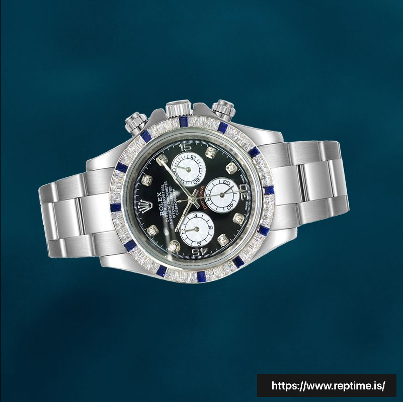 Rolex Daytona 116599 Men’s 40mm Oyster Bracelet Black Dial Swiss Replica Watch - Image 3