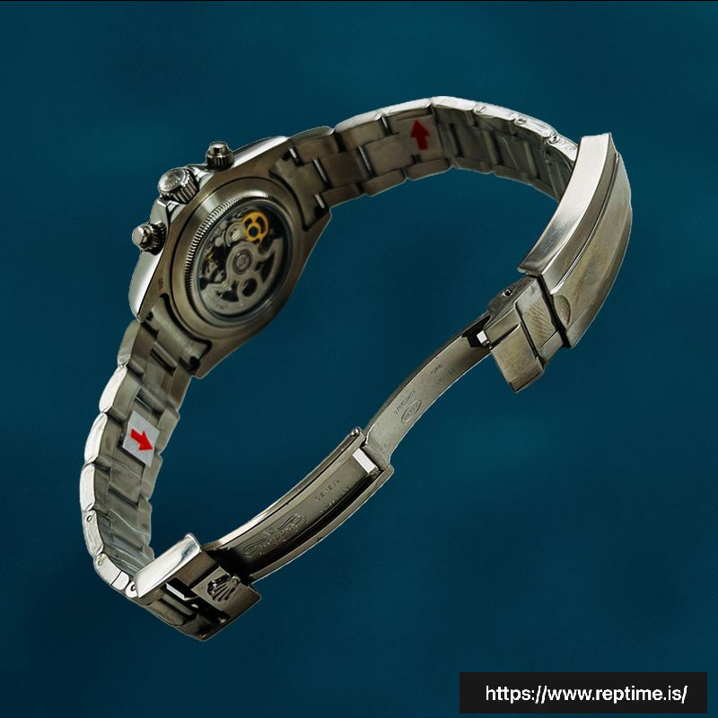 Rolex Daytona 40mm Men’s 116500 Silver-tone/Black-tone Oyster Bracelet Swiss Replica Watch - Image 3