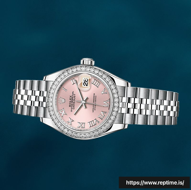 Rolex Datejust 28mm Ladies m279384rbr-0005 Jubilee Bracelet - Image 3