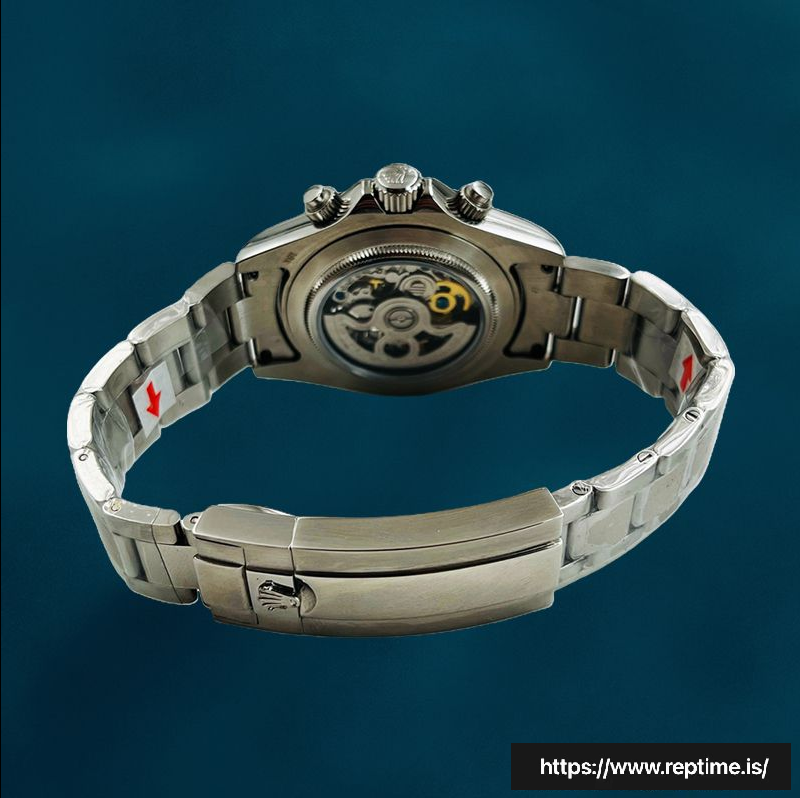 Rolex Daytona 40mm Men’s 116500 Silver-tone/Black-tone Oyster Bracelet Swiss Replica Watch - Image 4